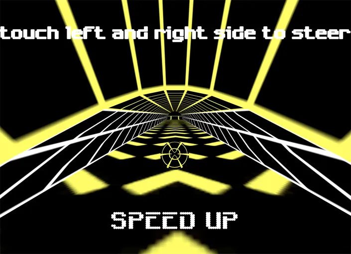 Slope 4 steering on yellow LED track
