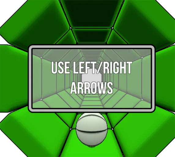 Slope Tunnel left right jump controls